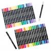 Bunte Stoffmalstifte mit Doppelspitze, 20 Stück