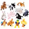 12 lustige Handspielpuppen „Tiere“