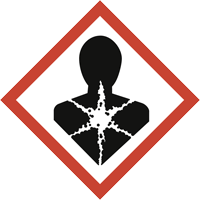 Extrem entzündbares Aerosol Behälter steht unter Druck.