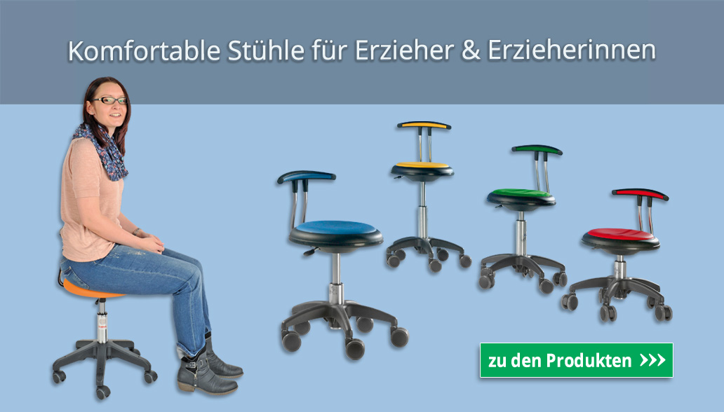 Komfortable Stühle für Erzieher & Erzieherinnen