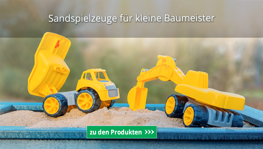 Sandspielzeuge für kleine Baumeister