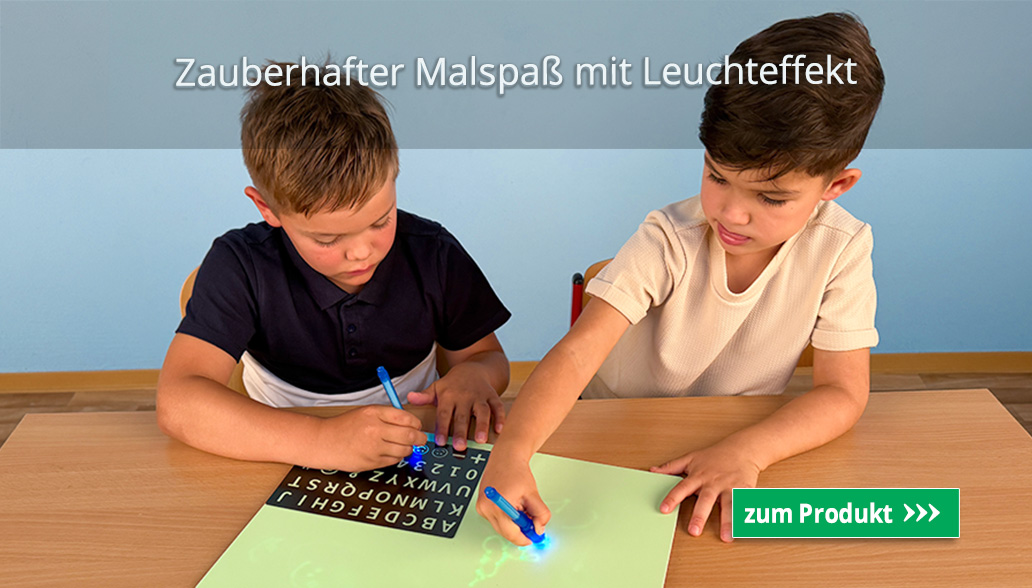 Zauberhafter Malspaß mit Leuchteffekt