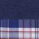 Design-Stoff W14-02 Blau kariert - Blau