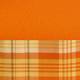 Design-Stoff W14-03 Orange kariert - Orange